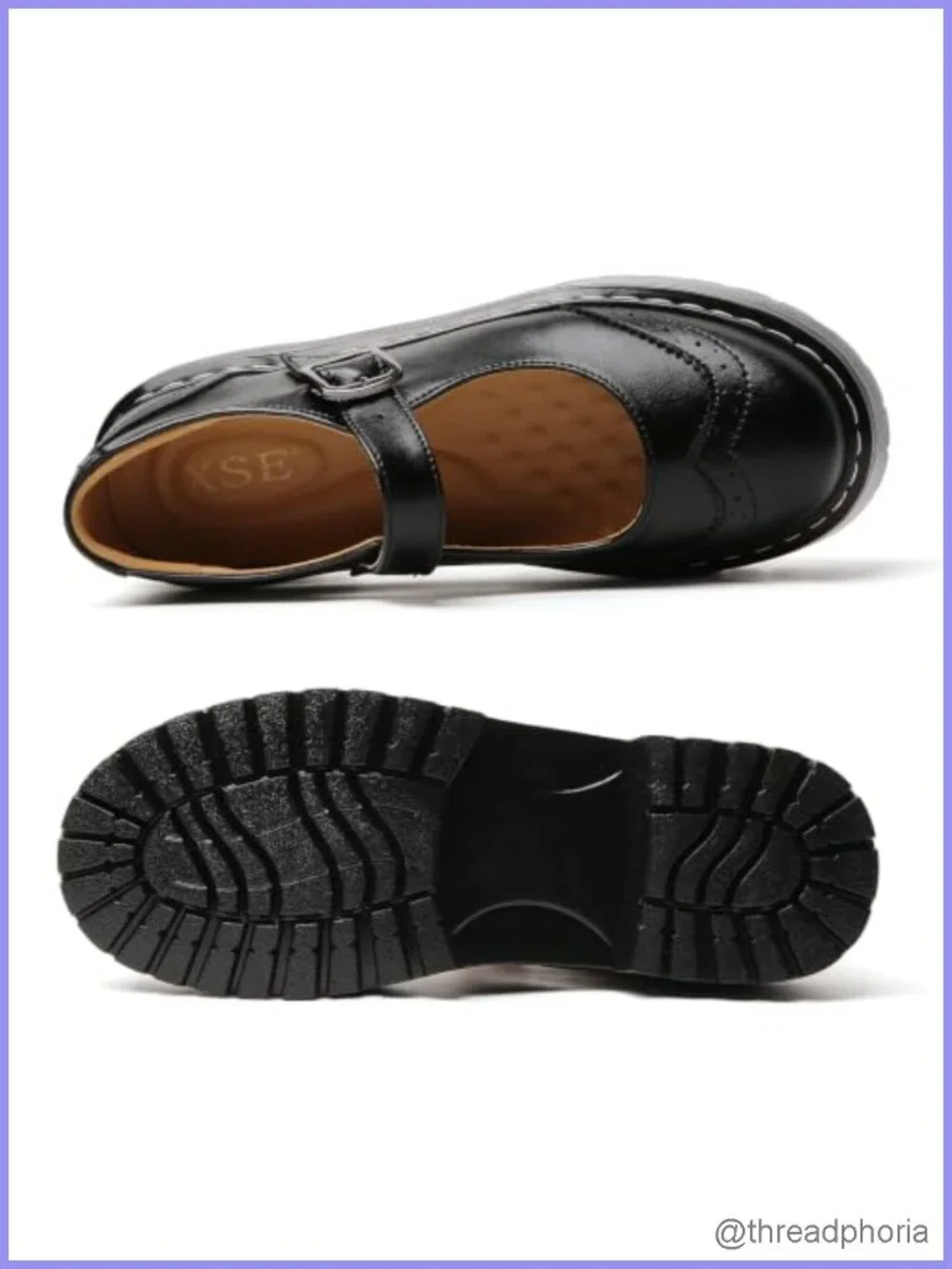 Mary Jane Platform Shoes Chunky Non-Slip Work Comfort Women